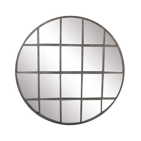 48 inch wall mirror build in light decmode 48 inch modern metal and wood round paneled glass wall mirror silver 48 inch wall mirror build in light decmode 48 inch modern metal and wood round paneled glass wall mirror silver